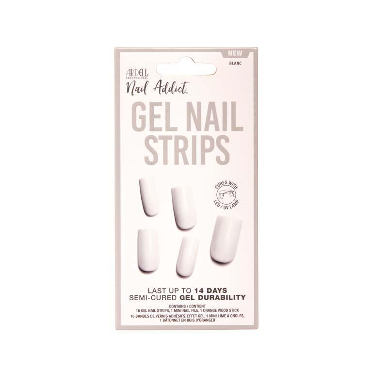 Ardell Nail Addict Gel Nail Strips Blanc