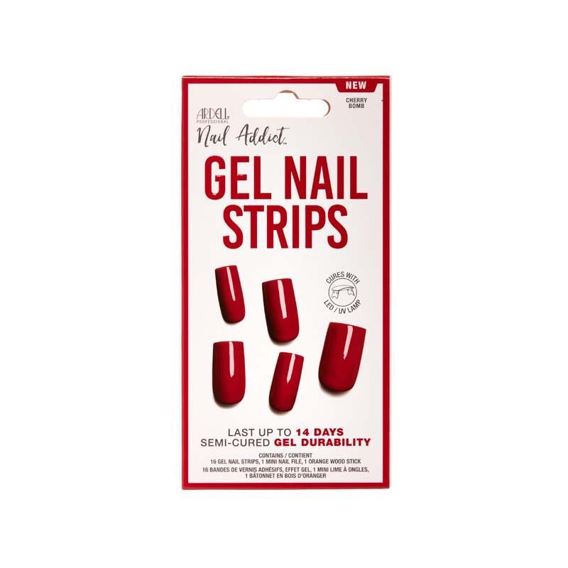 Ardell Nail Addict Gel Nail Strips Cherry