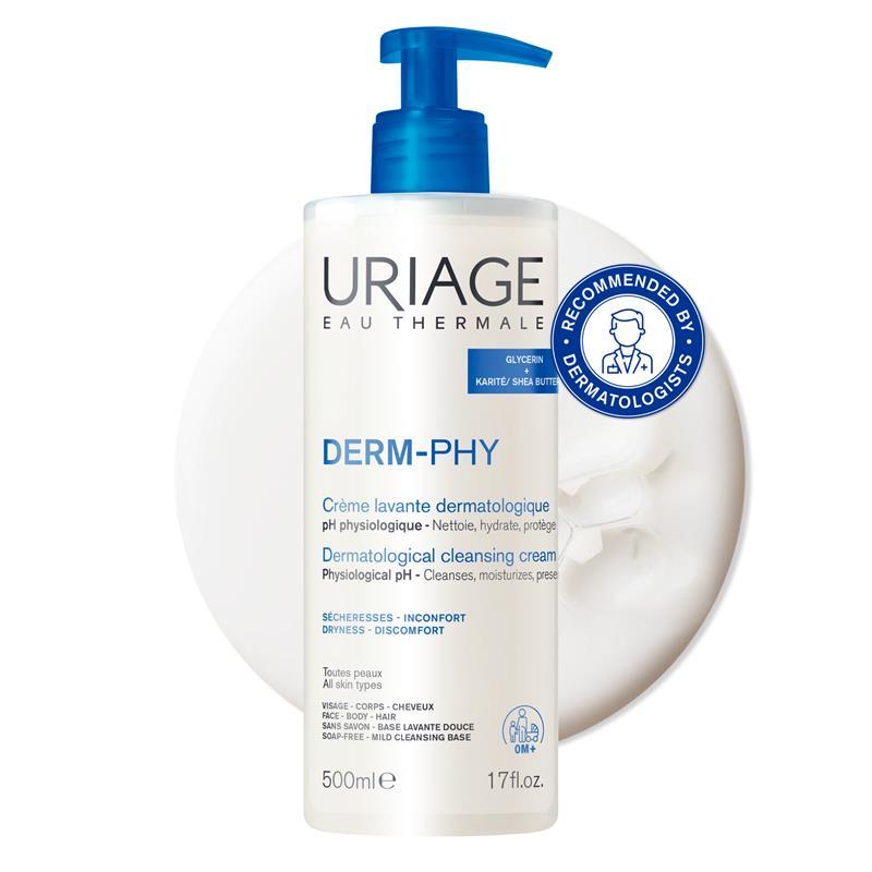Uriage Eau Thermale Derm-Phy Creme Lavante Dermatological Cleansing Cream 500ml