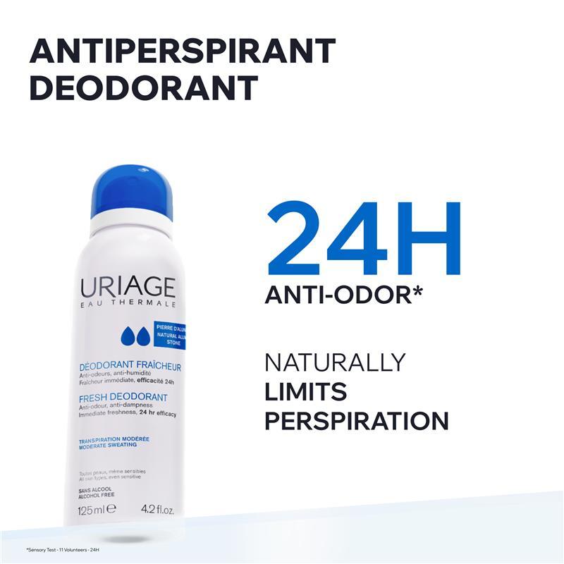 Uriage Eau Thermale Fresh Deodorant Aerosol 125ml
