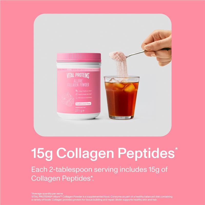 Vital Proteins Allure Collagen Powder Strawberry Lemon 271g
