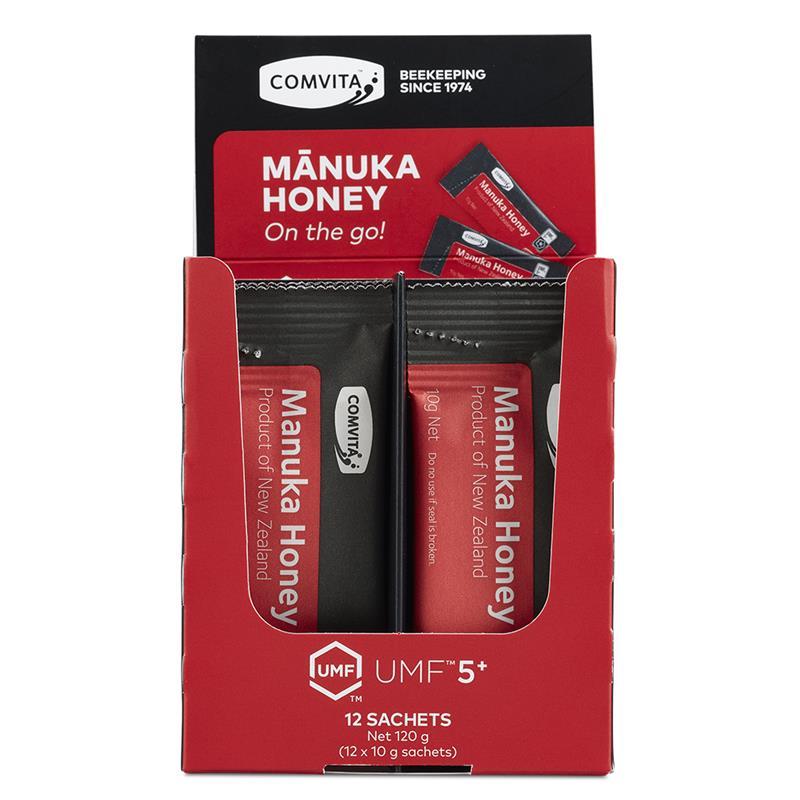 Comvita Manuka On The Go UMF 5+ 12 Sachets