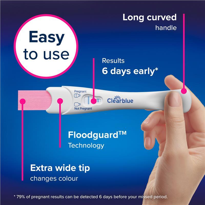 Clearblue Visual Early Detection Pregnancy Test 10 pack (Bundle)