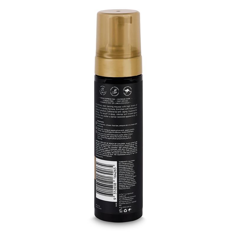 Le Tan Gold 1 Hour Express Extreme Dark Tanning Foam 200ml