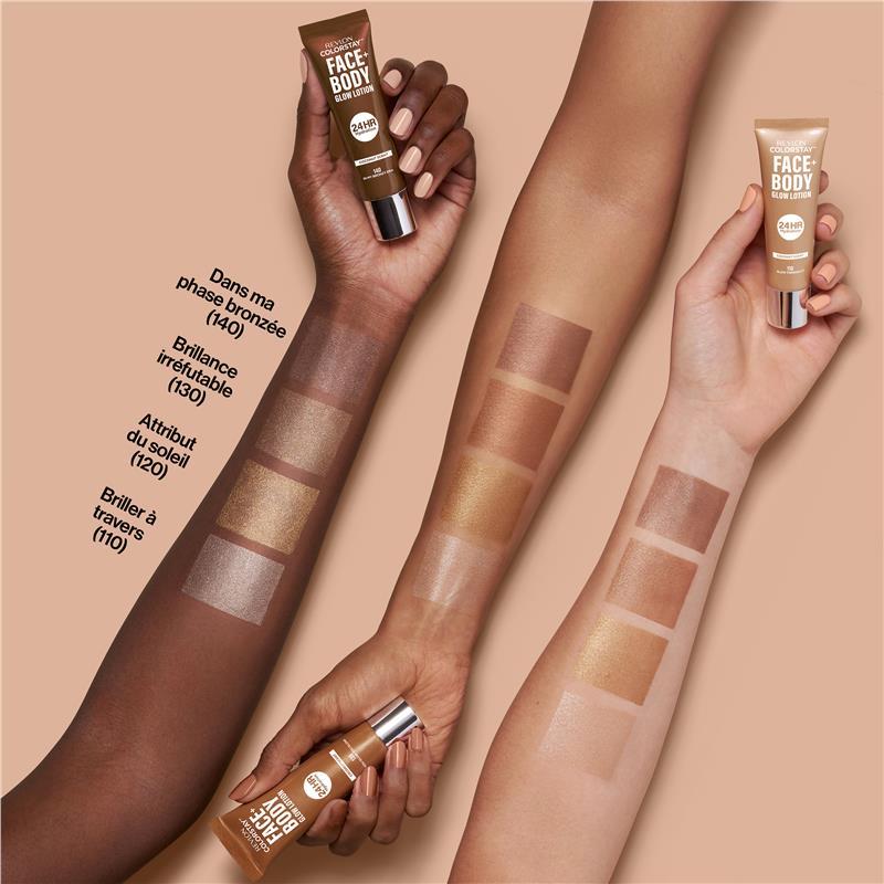 Revlon Colorstay Face & Body Glow Lotion In My Bronzy Era