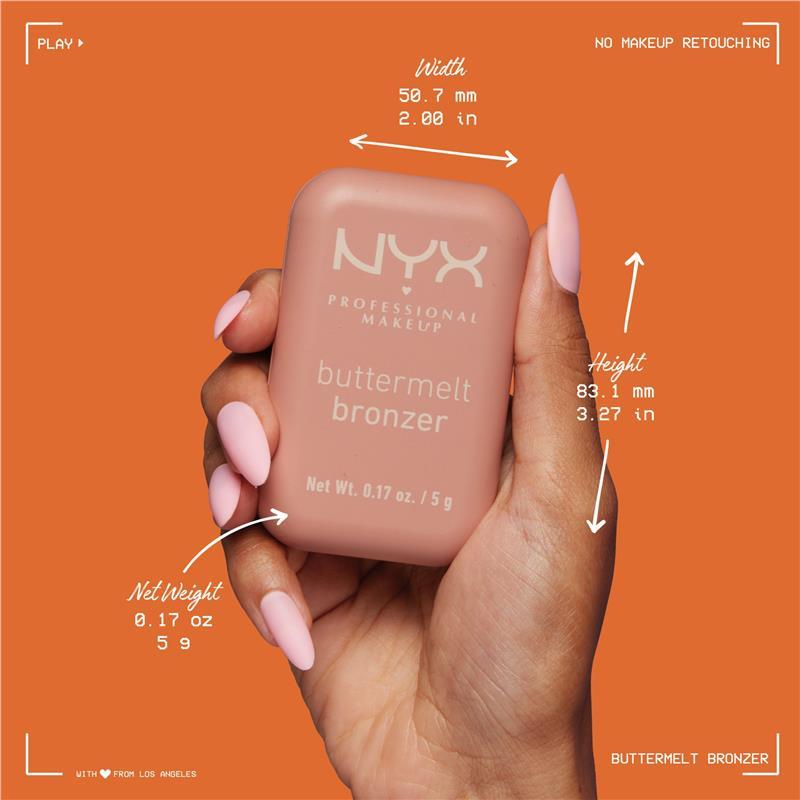 NYX Buttermelt Bronzer Butta Biscuit