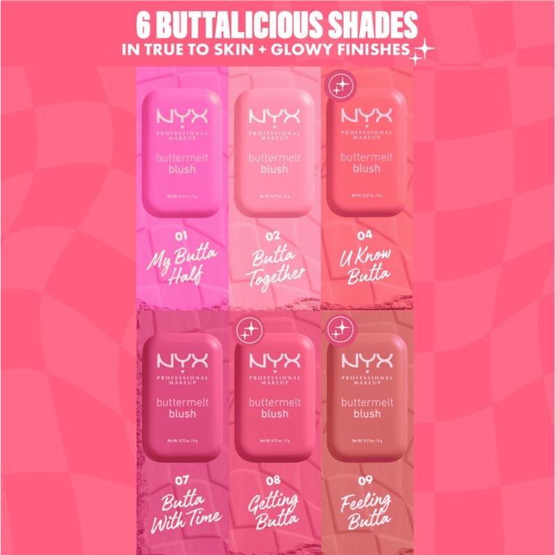 NYX Buttermelt Blush Butta With Time