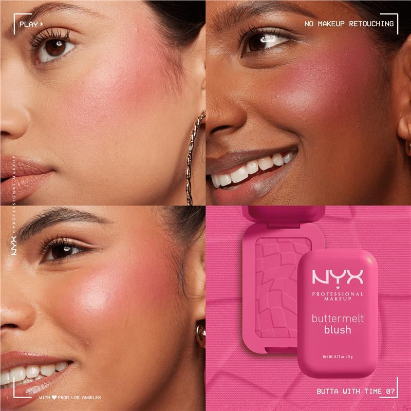 NYX Buttermelt Blush Butta With Time