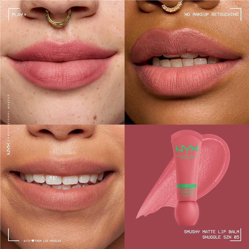 NYX Smushy Matte Lip Balm Snuggle Sz