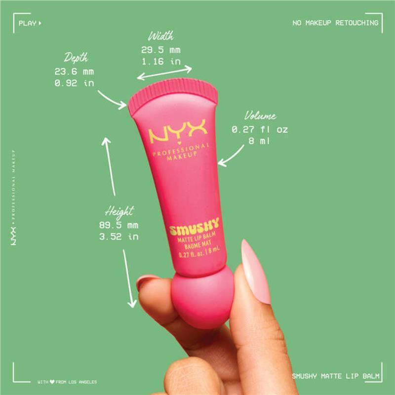 NYX Smushy Matte Lip Balm Swipe 2 Sm