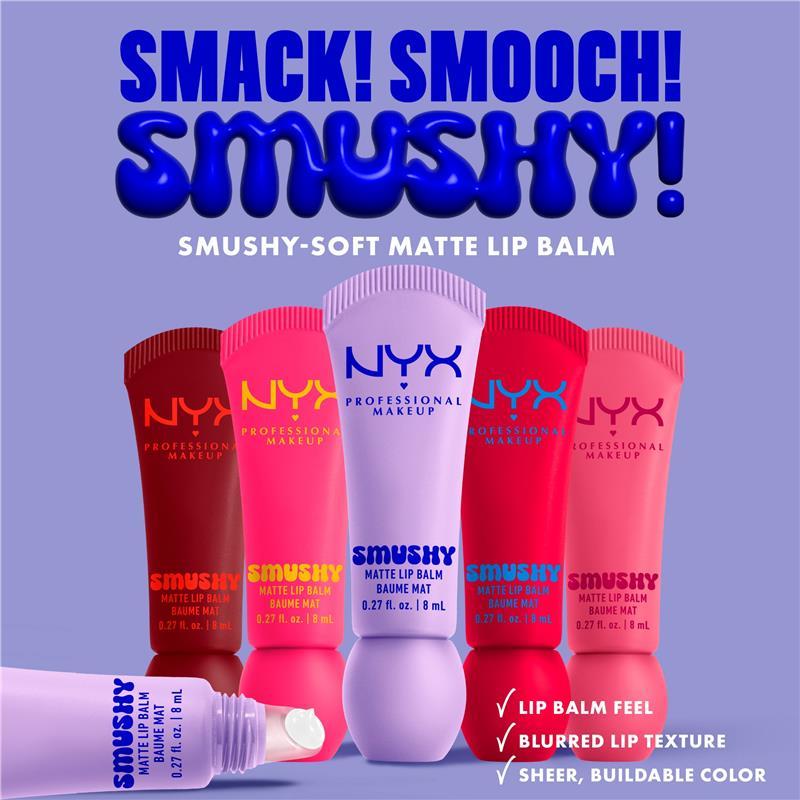 NYX Smushy Matte Lip Balm Swipe 2 Sm