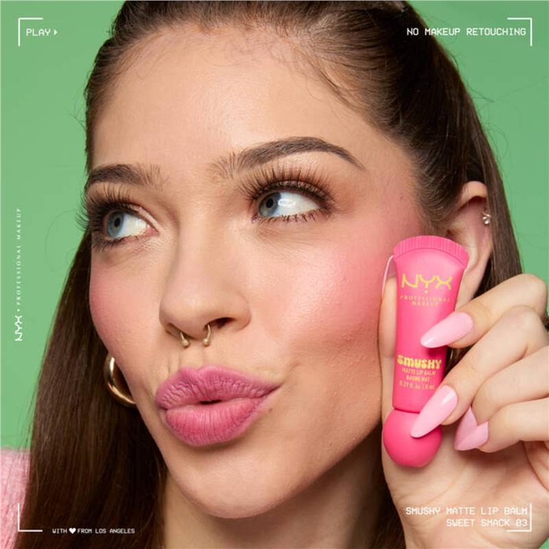 NYX Smushy Matte Lip Balm Swipe 2 Sm