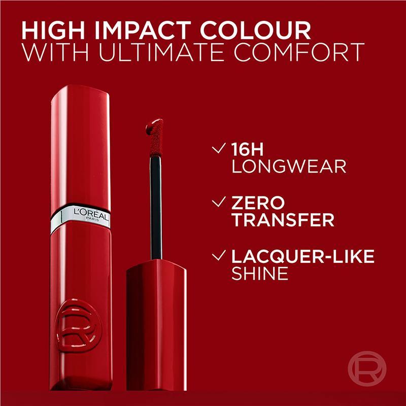 L'Oreal Paris Infallible Lacque Resistance Liquid Lipstick 215 Drunk In Rose