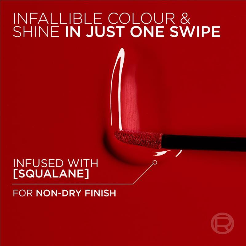 L'Oreal Paris Infallible Lacque Resistance Liquid Lipstick 520 Berry Bordeaux