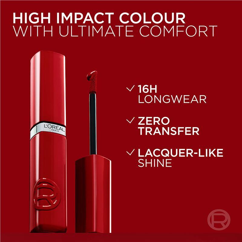 L'Oreal Paris Infallible Lacque Resistance Liquid Lipstick 520 Berry Bordeaux