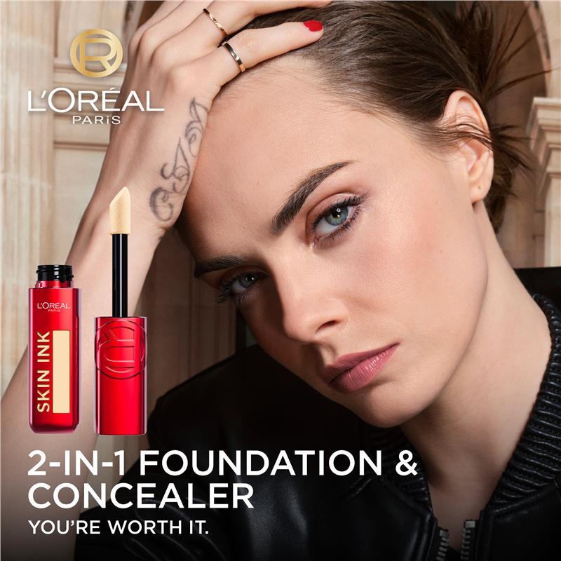 L'Oreal Paris Infallible Skin Ink Foundation Medium Warm 290