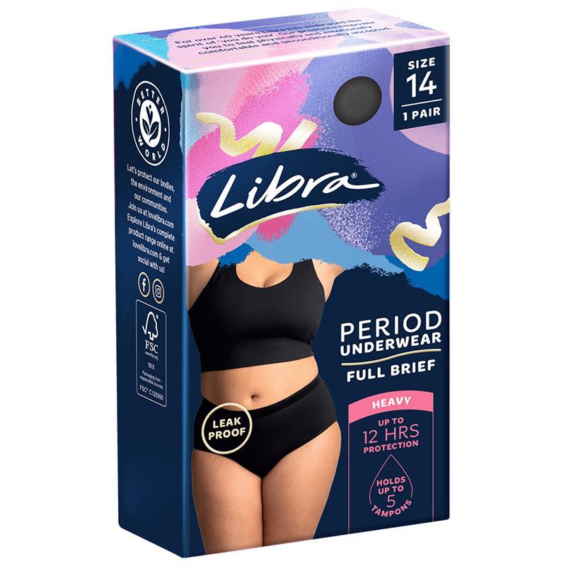 Libra Period Underwear Full Brief Large