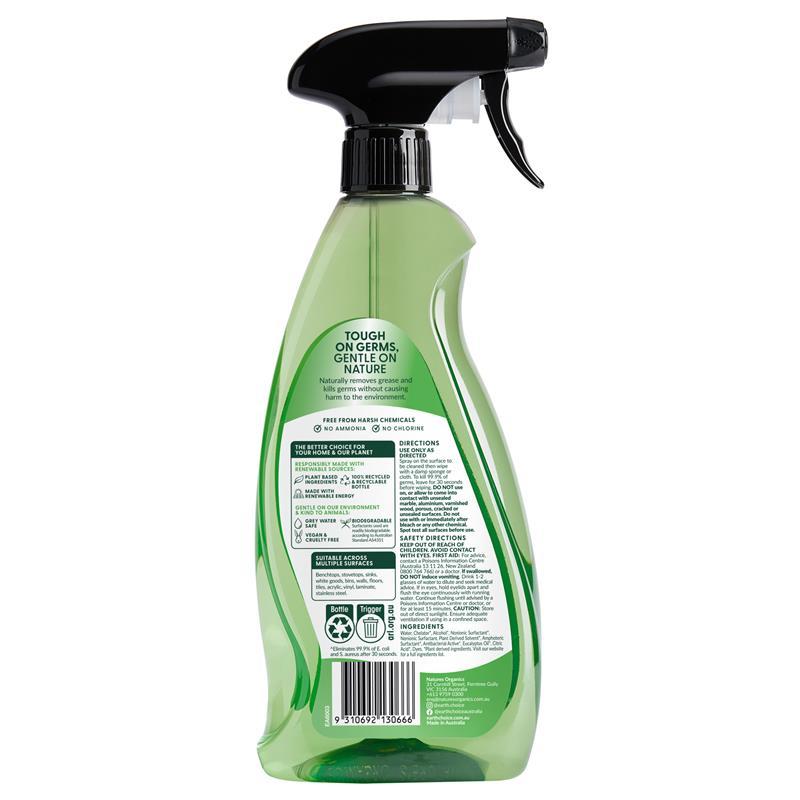 Earth Choice Antibacterial All Purpose Eucalyptus 600ml