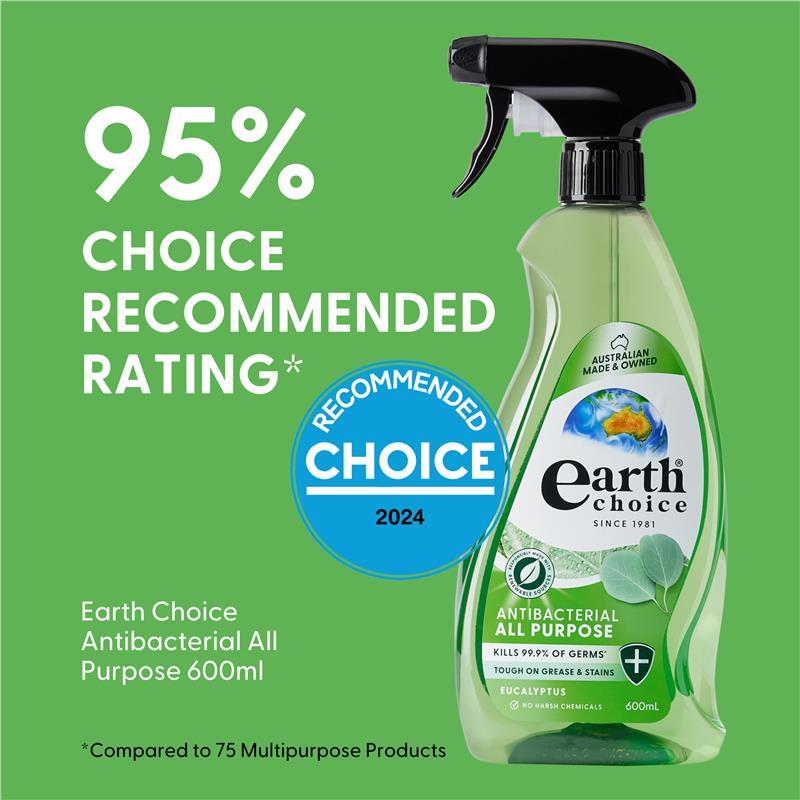 Earth Choice Antibacterial All Purpose Eucalyptus 600ml