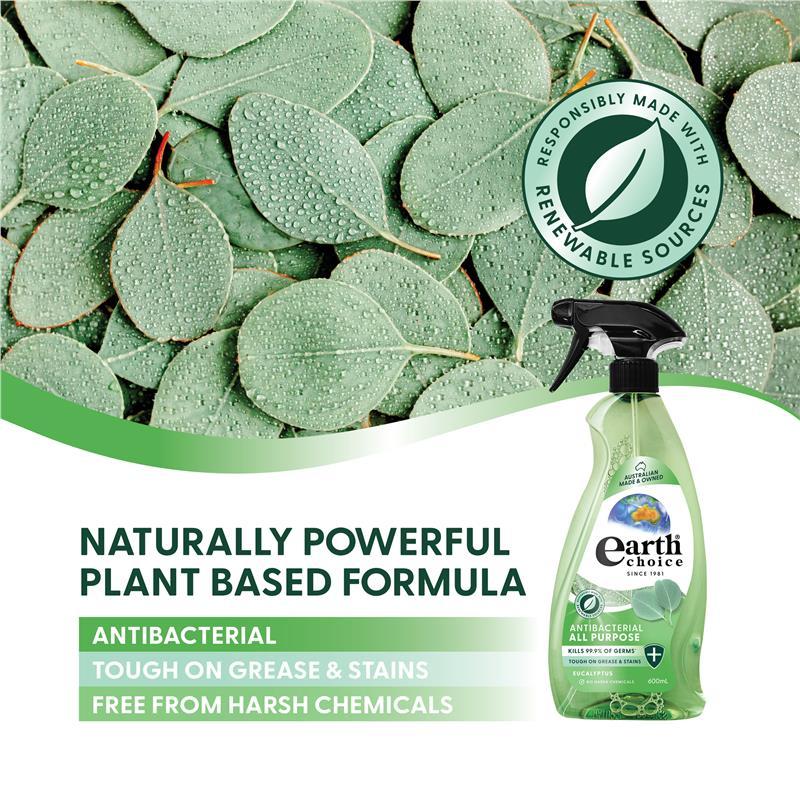 Earth Choice Antibacterial All Purpose Eucalyptus 600ml