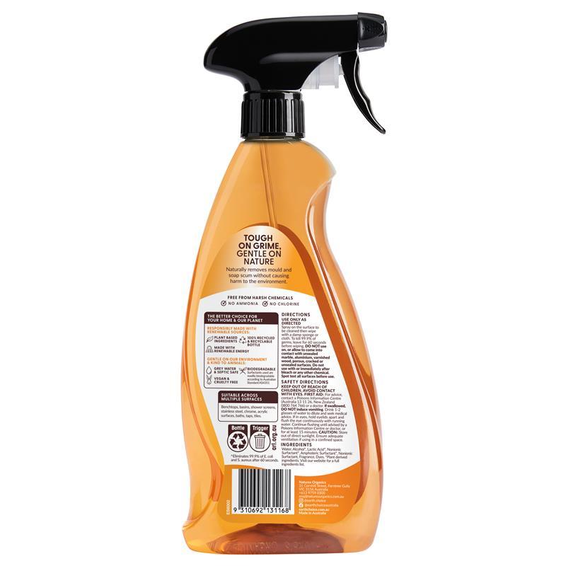 Earth Choice Bath & Shower Cleaner Lemon Splash 600ml