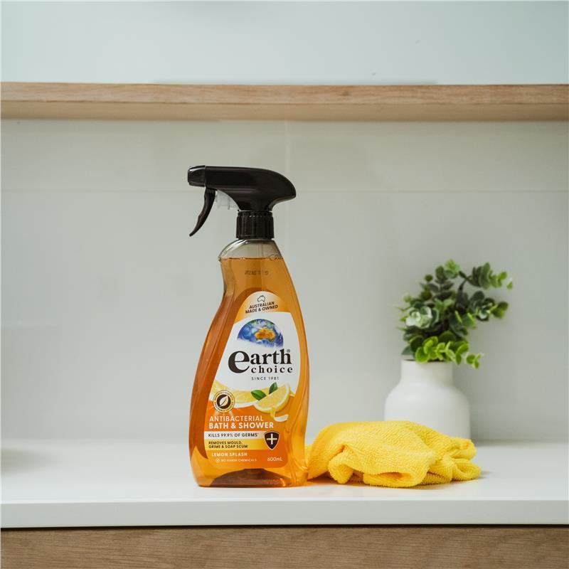 Earth Choice Bath & Shower Cleaner Lemon Splash 600ml