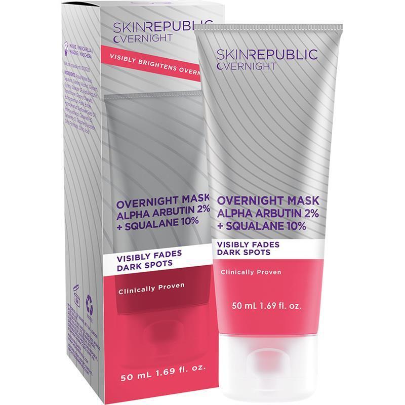 Skin Republic Alpha Arbutin 2% + Squalane 10% Overnight Mask 50ml