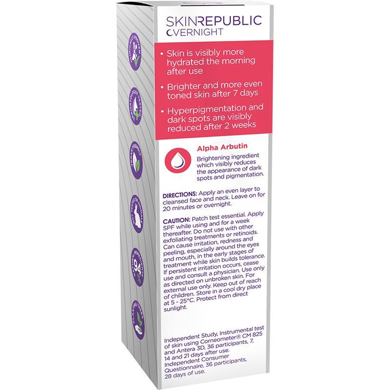 Skin Republic Alpha Arbutin 2% + Squalane 10% Overnight Mask 50ml