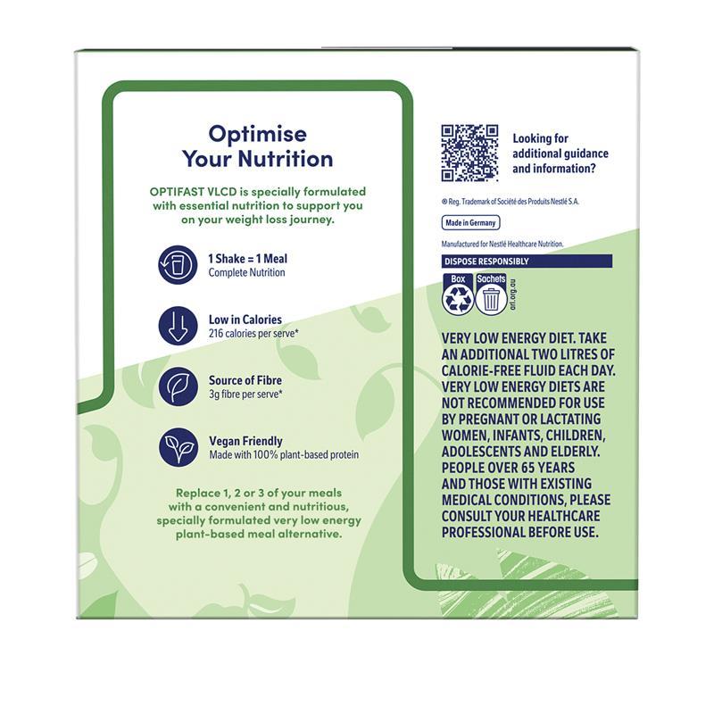 Optifast VLCD Plant Based Shake Chocolate 10 x 54g