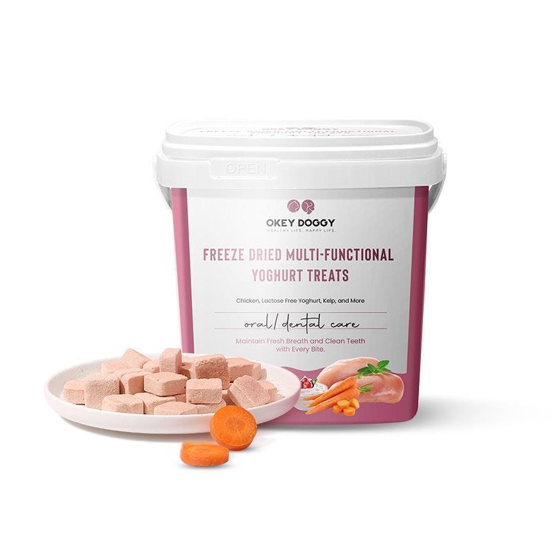Okey Doggy Freeze-Dried Yogurt Dental Treats | Oral & Teeth Health 50g