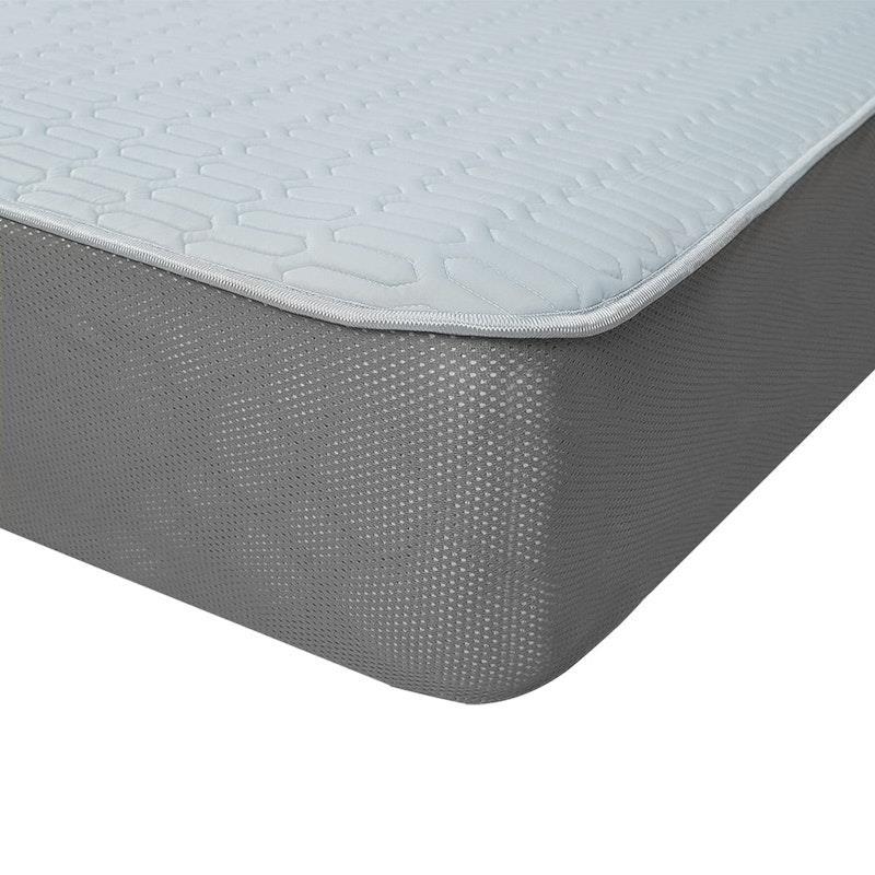 DreamZ 3pcs Natural Latex Bed Sheet/Mat Set in Dark Grey Queen