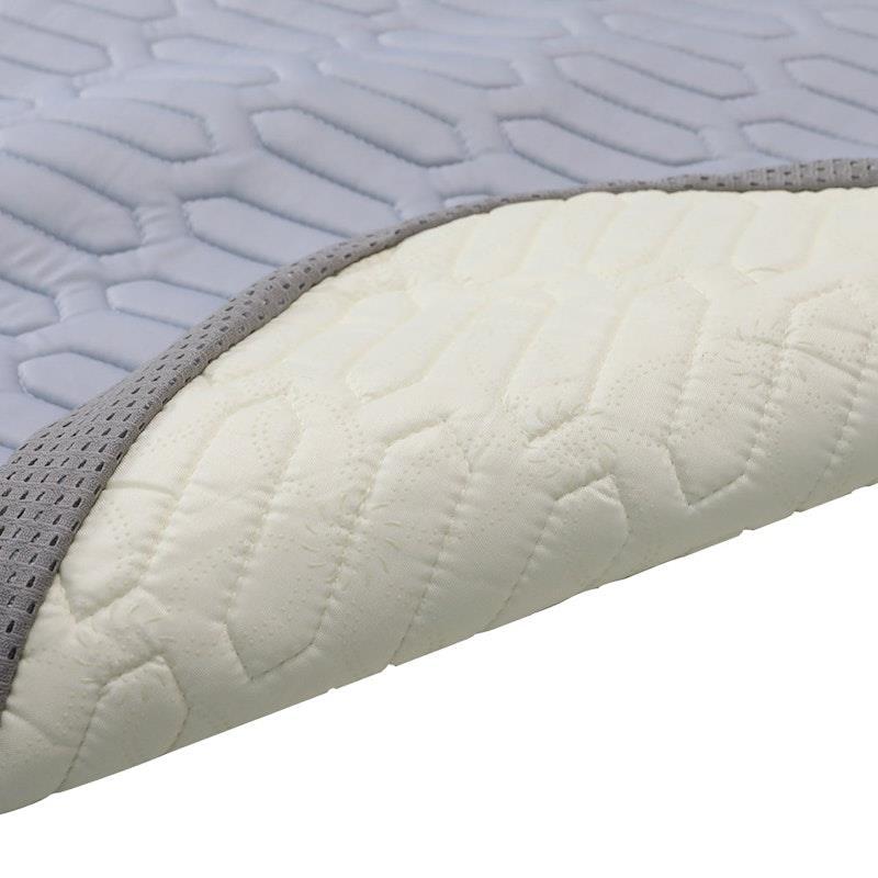 DreamZ 3pcs Natural Latex Bed Sheet/Mat Set in Dark Grey Queen