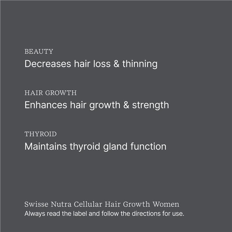 Swisse Nutra Cellular Hair Growth Women 60 Tablets