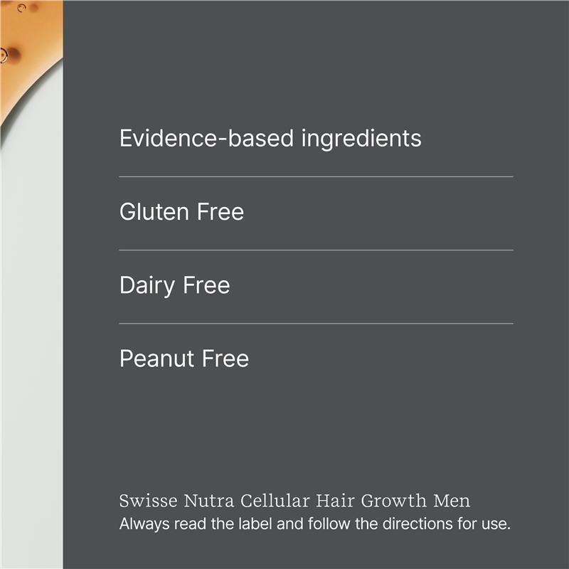 Swisse Nutra Cellular Hair Growth Mens 60 Tablets