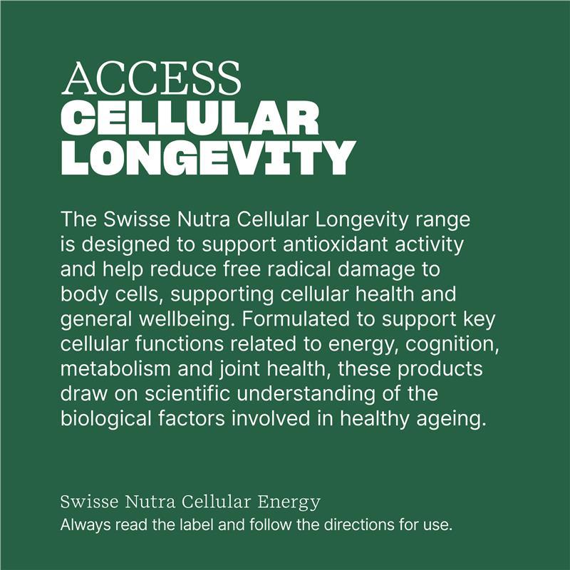 Swisse Nutra Cellular Energy 60 Tablets