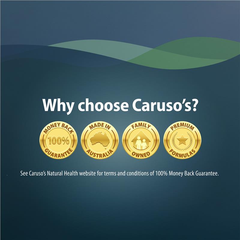 Carusos Ashwagandha + L-Theanine 60 Tablets