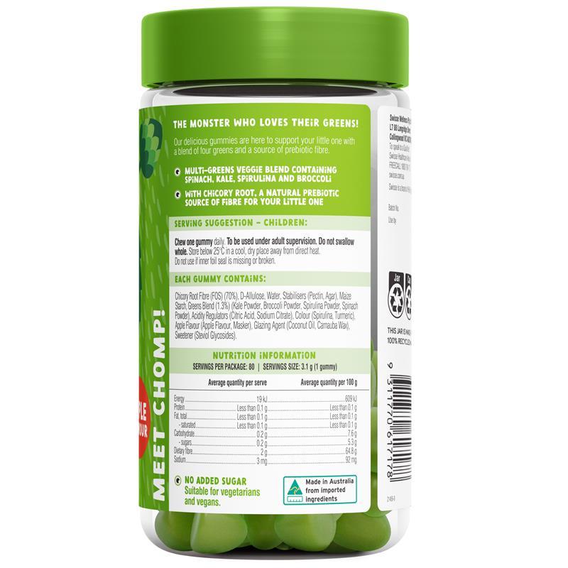 Little Swisse Green Boost Gummies 80 Pack