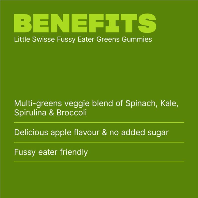 Little Swisse Green Boost Gummies 80 Pack