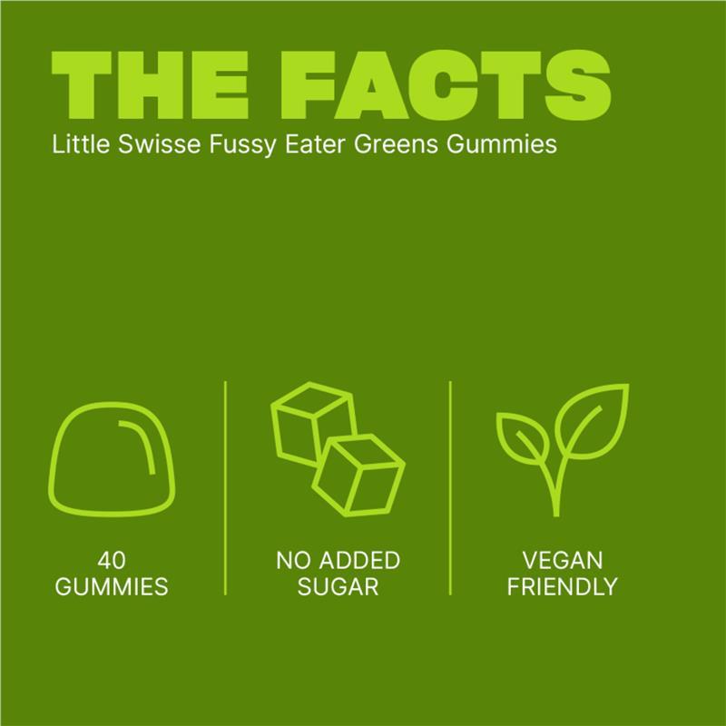 Little Swisse Green Boost Gummies 40 Pack