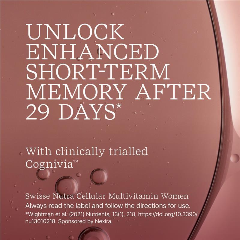 Swisse Nutra Cellular Multivitamin Women 90 Tablets