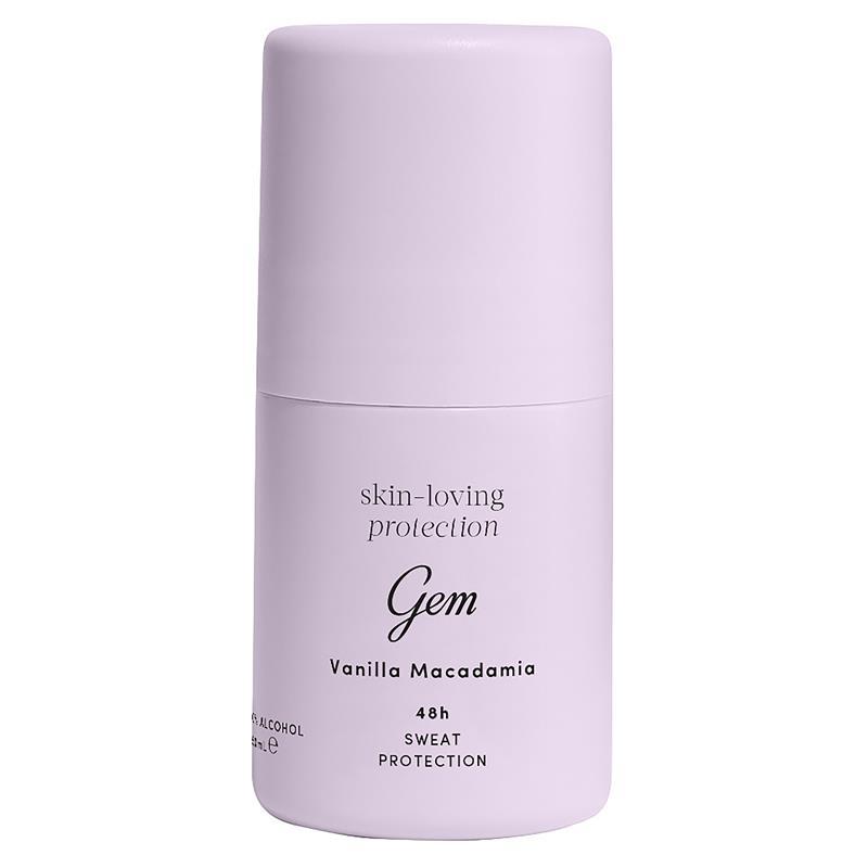 Gem Skin-Loving Antiperspirant Deodorant Roll On Vanilla Macadamia 50ml