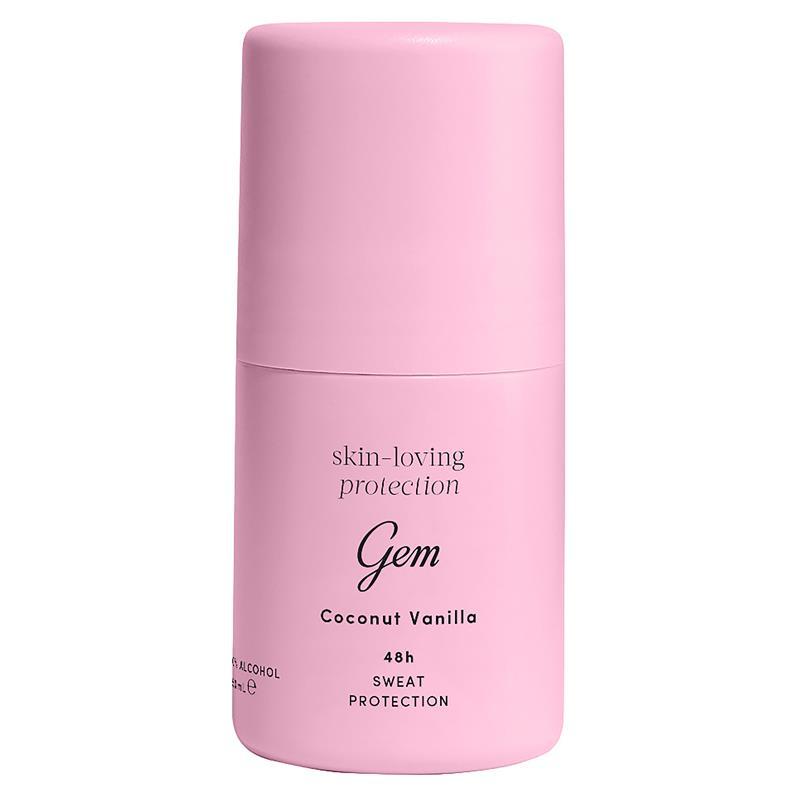Gem Skin-Loving Antiperspirant Deodorant Roll On Coconut Vanilla 50ml
