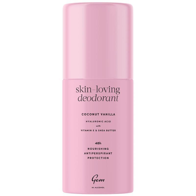 Gem Skin-Loving Antiperspirant Deodorant Roll On Coconut Vanilla 50ml