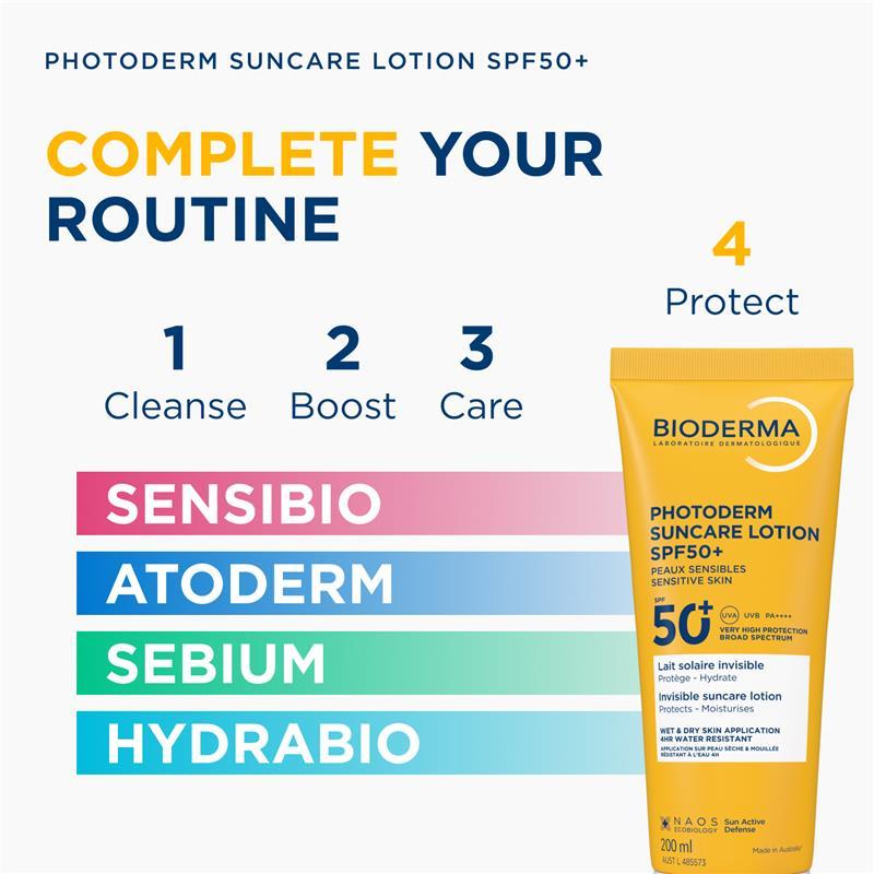 Bioderma Photoderm Suncare Lotion SPF50+ 200ml