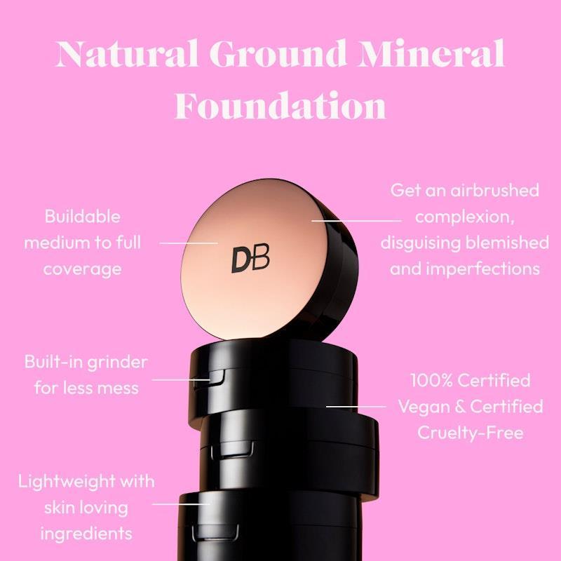 DB Cosmetics Natural Ground Mineral Foundation Medium