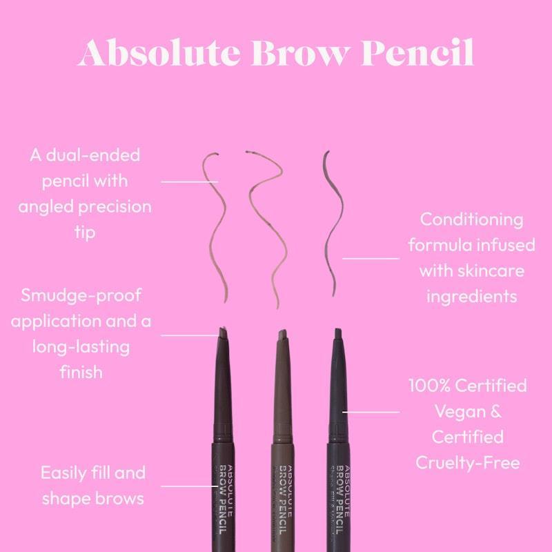 DB Cosmetics Absolute Brow Pencil Stone