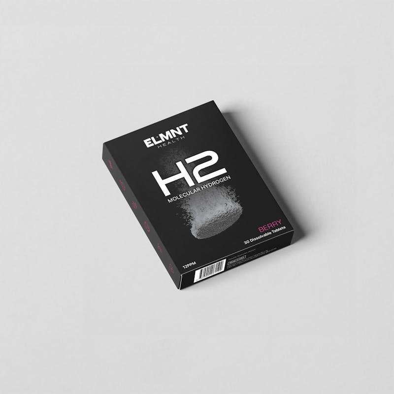 ELMNT H2 Hydrogen Water Tablets 30 Blister Pack Berry