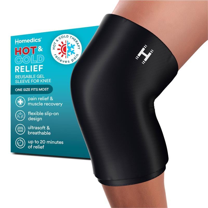 Homedics Hot & Cold Relief Re-usable Gel Sleeve Foot, Knee, Hand, Elbow 4 Pack