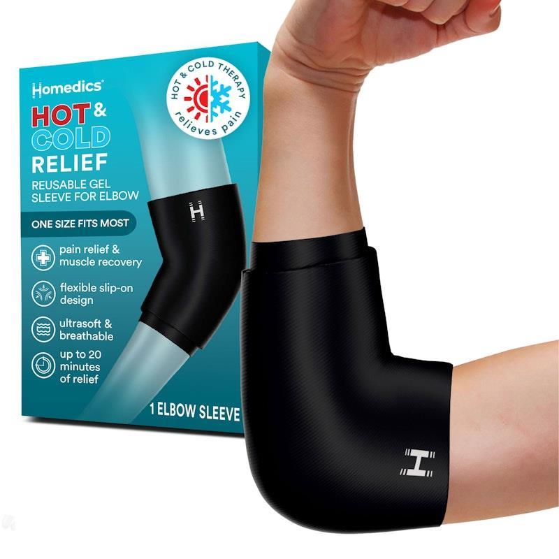 Homedics Hot & Cold Relief Re-usable Gel Sleeve Foot, Knee, Hand, Elbow 4 Pack