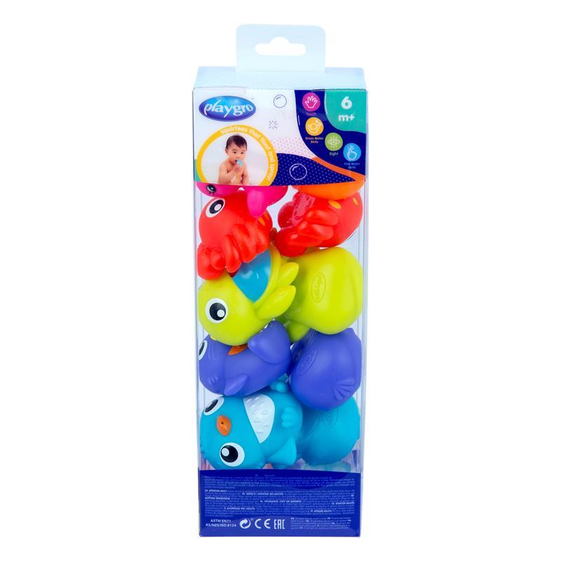 Playgro MIni Marine Squirtees (10 Pack)